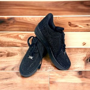 Black studded size 7 shoes